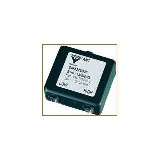 Diplexer klein, 0-225  und 330-1300 MHz, max. je 35W, FME-Anschlüsse