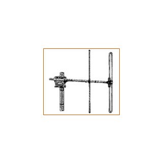 2-Element-Yagi, Richtantenne, 66-78 MHz 3 dB, inkl. 3 m RG213 mit N-Buchse