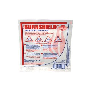 Burnshield Brandwundenverband, Kompresse, 10 x 10 cm