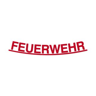 SCHRIFTZUG "FEUERWEHR"  ROT FUER HEROS H10